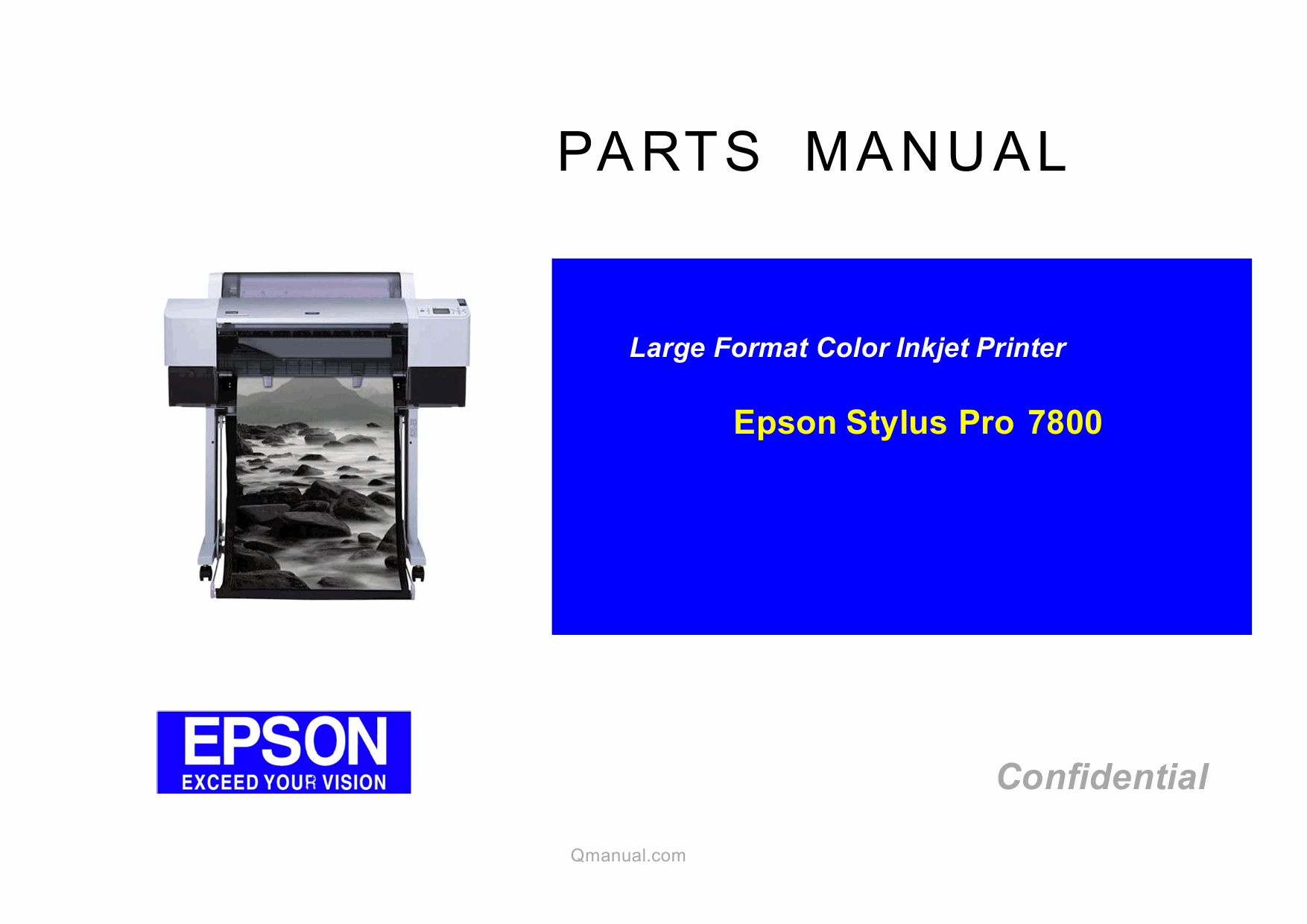 EPSON StylusPro 7800 Parts Manual-1